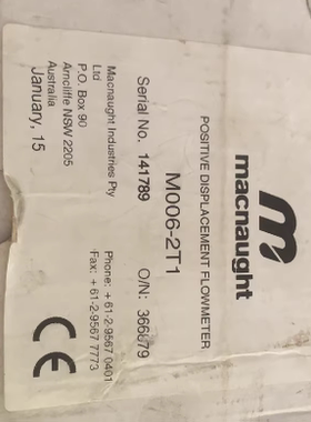 MACNAUGHT M006-2T1 齿轮流量计