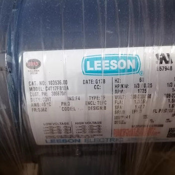 LEESON电机  C4T17FB18A