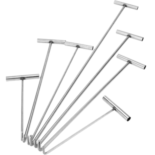不锈钢钩子T型井盖钩拉货卷帘门钩物业下水道丁字肉钩拉门手拉勾
