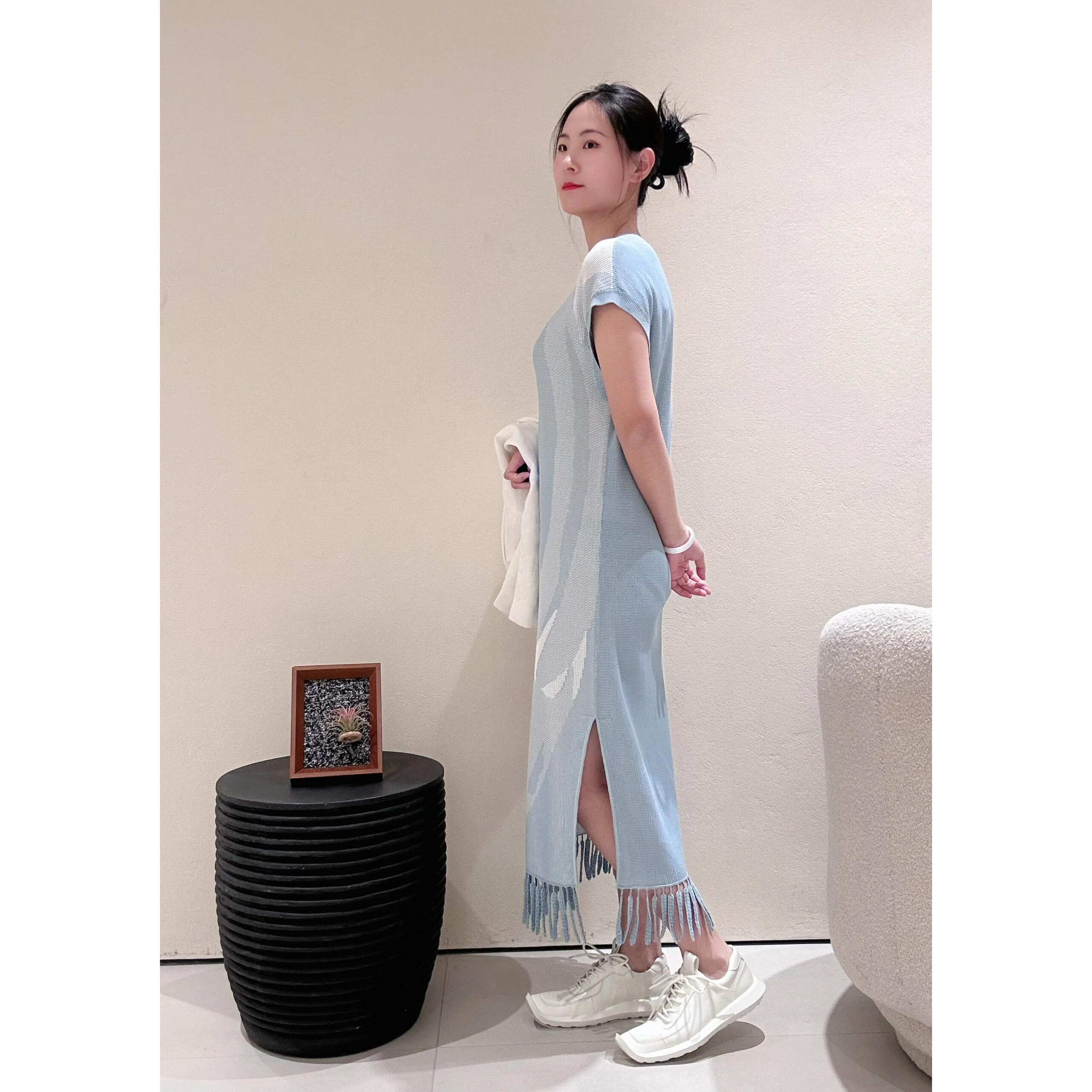 朱崇恽ZCY春夏新款飞飞袖连衣裙图片
