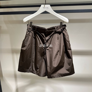 Marisfrolg玛丝菲尔正品新款女装夏季休闲宽松系带短裤专柜1980