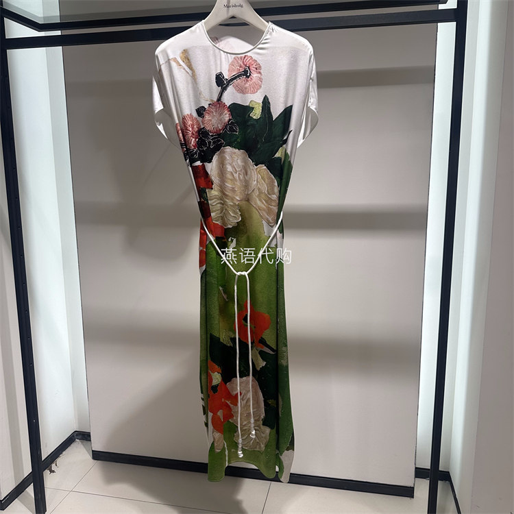朱崇恽ZCY正品夏新款女装休闲宽松桑蚕丝连衣裙专柜6980图片