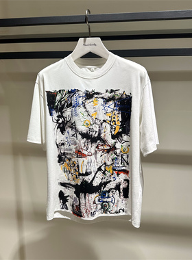 ZCY朱崇恽正品春夏新款女装潮流印花百搭圆领短袖T恤上衣专柜1980