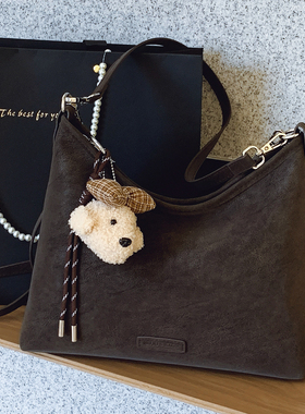 包包女复古hobo包简约大容量托特包女2026新款气质通勤单肩斜挎包