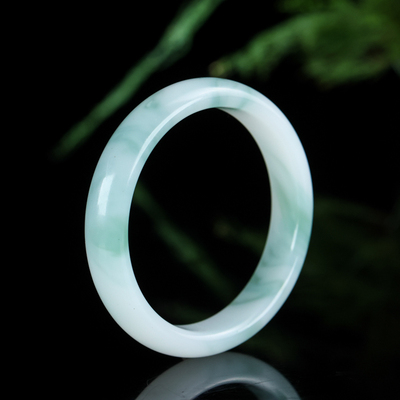 和田玉女士手镯玉镯平安镯