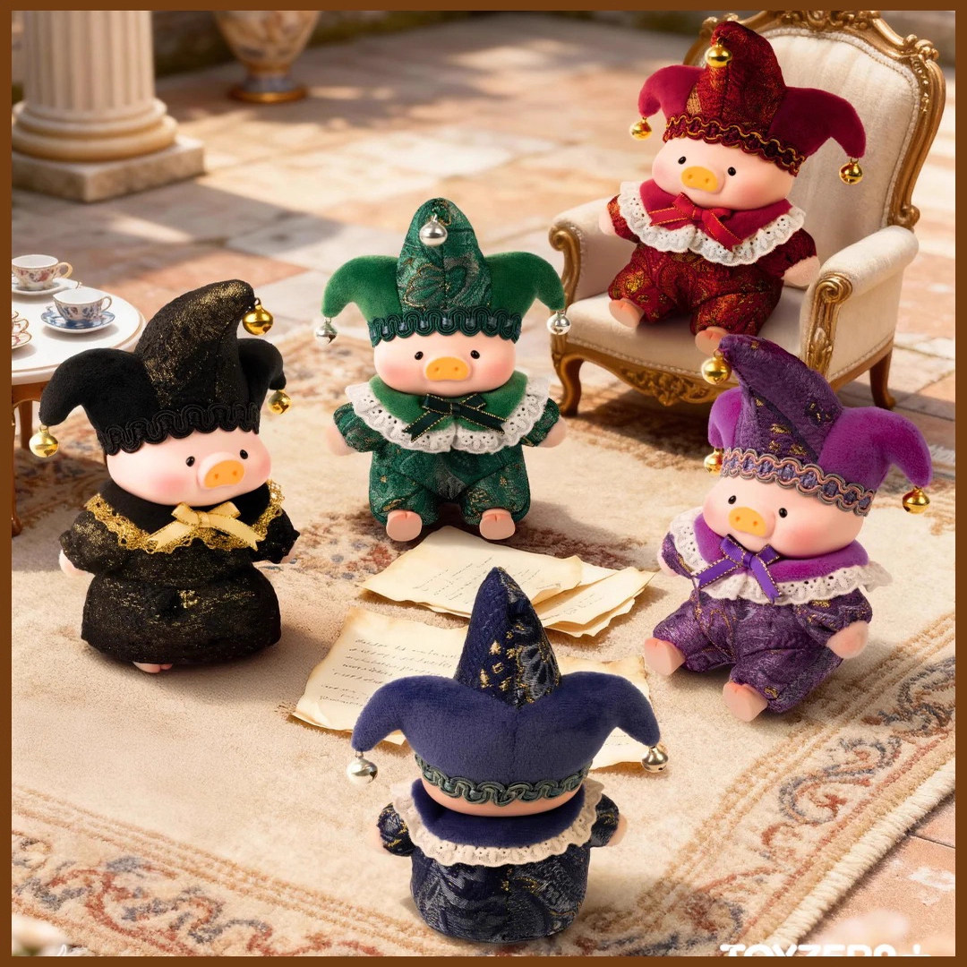 罐头猪LuLu缘分天使系列盲盒搪胶脸毛绒手办桌面摆件女生生日礼物