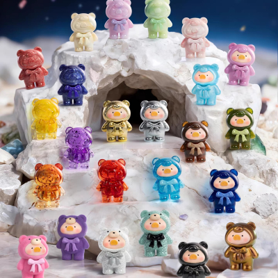 TOYZERO罐头猪LuLu泰迪MINI-矿石采集所系列萌粒潮玩周边公仔摆件