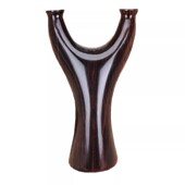 紫光檀实木弹弓木头木制原木扁皮弓反曲精准飞虎叉手工弹弓户外