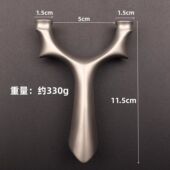 正品 破天圆头不锈钢弹弓飞虎叉暗夜猎手金属户外绑绳弹弓精准户外