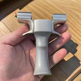 新90大象龙齿弹弓按压秒装皮筋反曲大象不锈钢免绑扁皮快压弓架