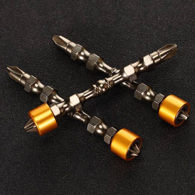 强磁十字批头加长双节棍手电钻电动螺丝刀用强磁圈高强度防滑磁环