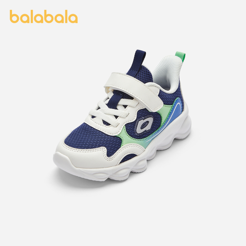 巴拉巴拉童鞋儿童运动鞋秋季2024新款男童女童轻便跑鞋透气网布鞋
