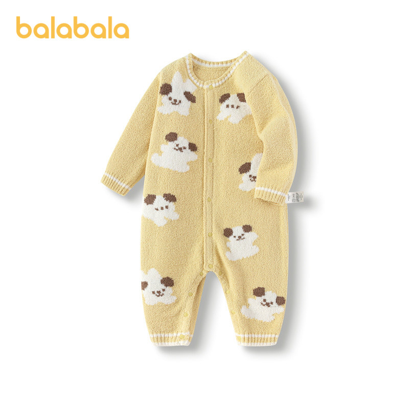 【商场同款】巴拉巴拉婴儿连体衣男女童冬哈衣爬服半边绒2024新款,童装/婴儿装/亲子装,连身衣/爬服/哈衣,淘宝优惠券,粉丝福利购,淘宝优惠卷