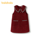 儿童小香风背心裙时尚 巴拉巴拉balaOne童装 女童连衣裙2025冬新款