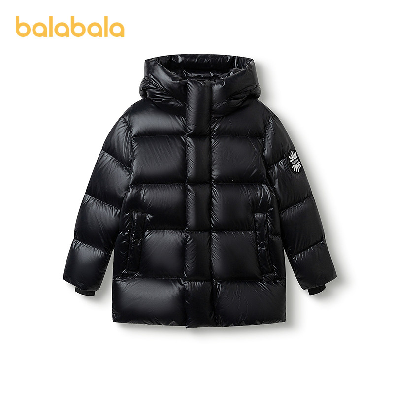 【商场同款】巴拉巴拉童装儿童黑标鹅绒羽绒服女童男童2025连帽冬,童装/婴儿装/亲子装,羽绒服,淘宝优惠券,粉丝福利购,淘宝优惠卷