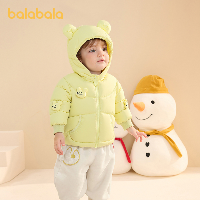 巴拉巴拉balaOne羽绒服连帽外套