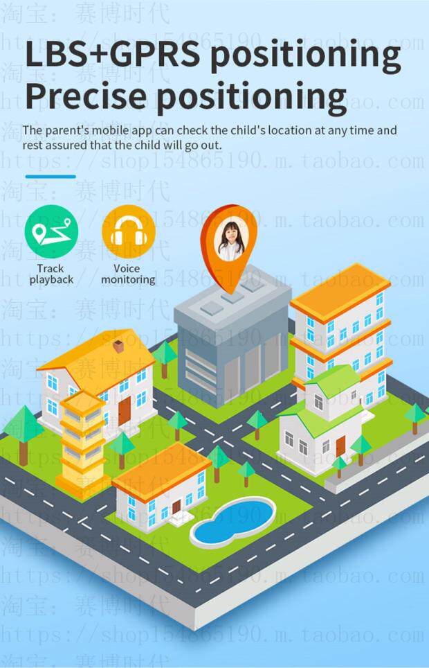 어린이 대외 무역 수출 어린이 위치 확인 전화 시계 영어를위한 어린이 GPS 스마트 WATH