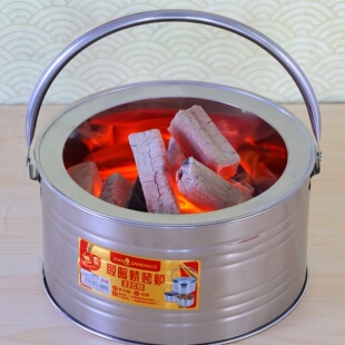 特厚烤火盆取暖炉碳火炉烧烤炉木炭炉家用柴火炉冬天搬家户外野炊