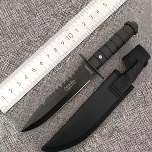野外求生随身小刀锋利高硬度户外生存刀具冷兵器战术格斗防身直刀