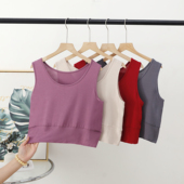 夏季 莫代尔吊带背心上衣加大加肥女士内搭无袖 显瘦打底衫 居家睡衣