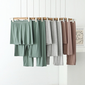 女三分安全裤 五分平角裤 外穿七分铅笔裤 莫代尔防走光打底裤 居家裤