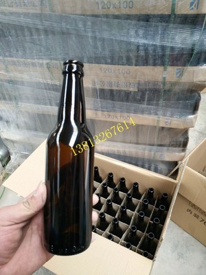 成箱出售330ml500ml汽水瓶玻璃瓶