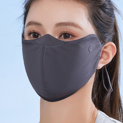 一束兰冰丝防晒口罩薄款透气