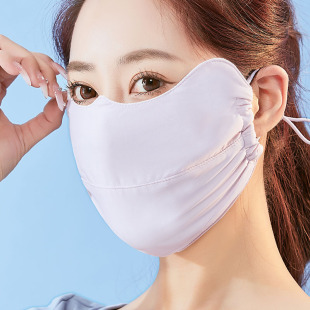2026新款春夏季防晒冰丝口罩男女薄款遮阳防紫外线加大透气高颜值