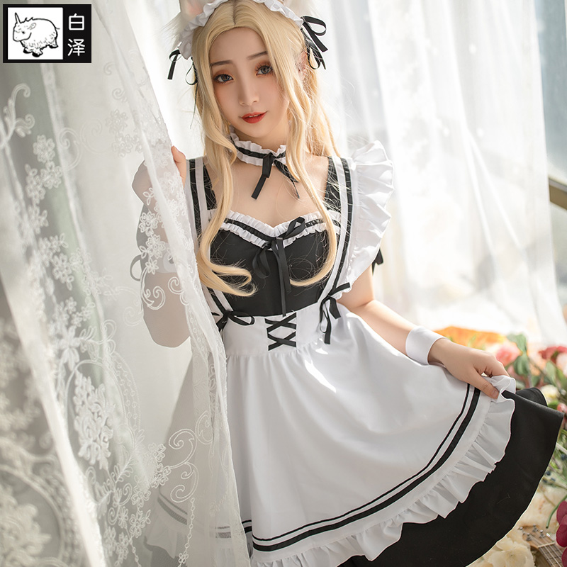 白泽奇迹暖暖女仆装动漫cosplay女装大佬制服漫展角色扮演女佣服