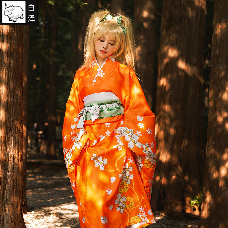 白泽弹丸论破2西园寺日寄子cosplay衣服装女全套装日式动漫展和服