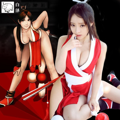 taobao agent Bai Ze King of Boxing Dance Cos clothing Ninja clothes cosplay women's sexy performance clothes hungry wolf legend