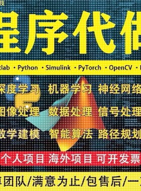 matlab代编程序代做代码帮做复现python深度机器学习算法仿真设计