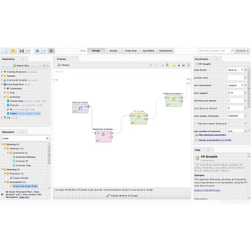 RapidMiner分类聚类回归神经网络关联规则可视化数据分析指导咨询