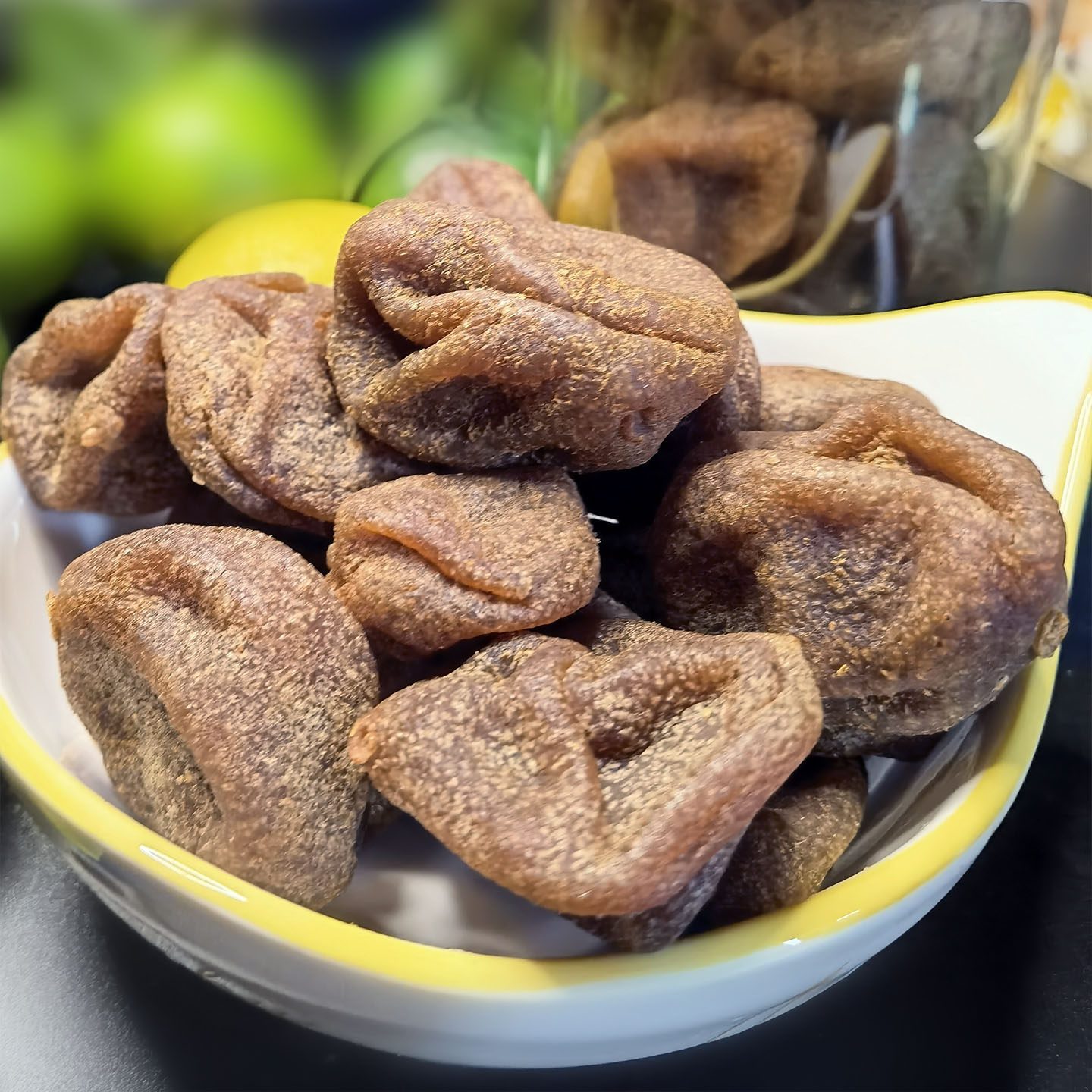 即食柠檬干片咸腌青柠金桔蜂蜜泡水喝九制甘草果干柠七王蜜饯零食
