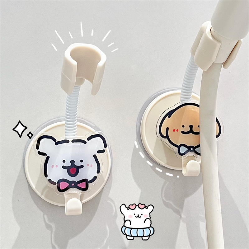 花洒支架免打孔固定器万向