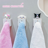 免打孔毛巾塞创意毛巾架浴室置物架洗脸巾收纳挂钩卫生间夹子壁挂