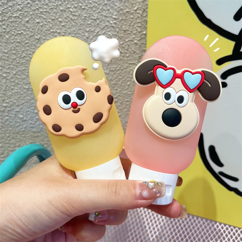 可爱食品级硅胶分装瓶洗发水沐浴露便携护手霜挤压式空瓶可爱创意,家庭/个人清洁工具,喷瓶/面霜分装瓶,淘宝优惠券,粉丝福利购,淘宝优惠卷