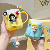 可爱洗漱杯儿童女孩漱口杯高颜值ins风家用小孩宝宝刷牙杯子创意