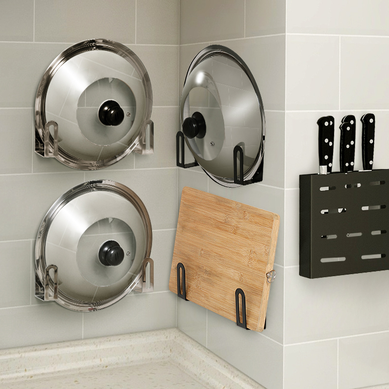 壁挂式子放砧板菜板神器锅盖架