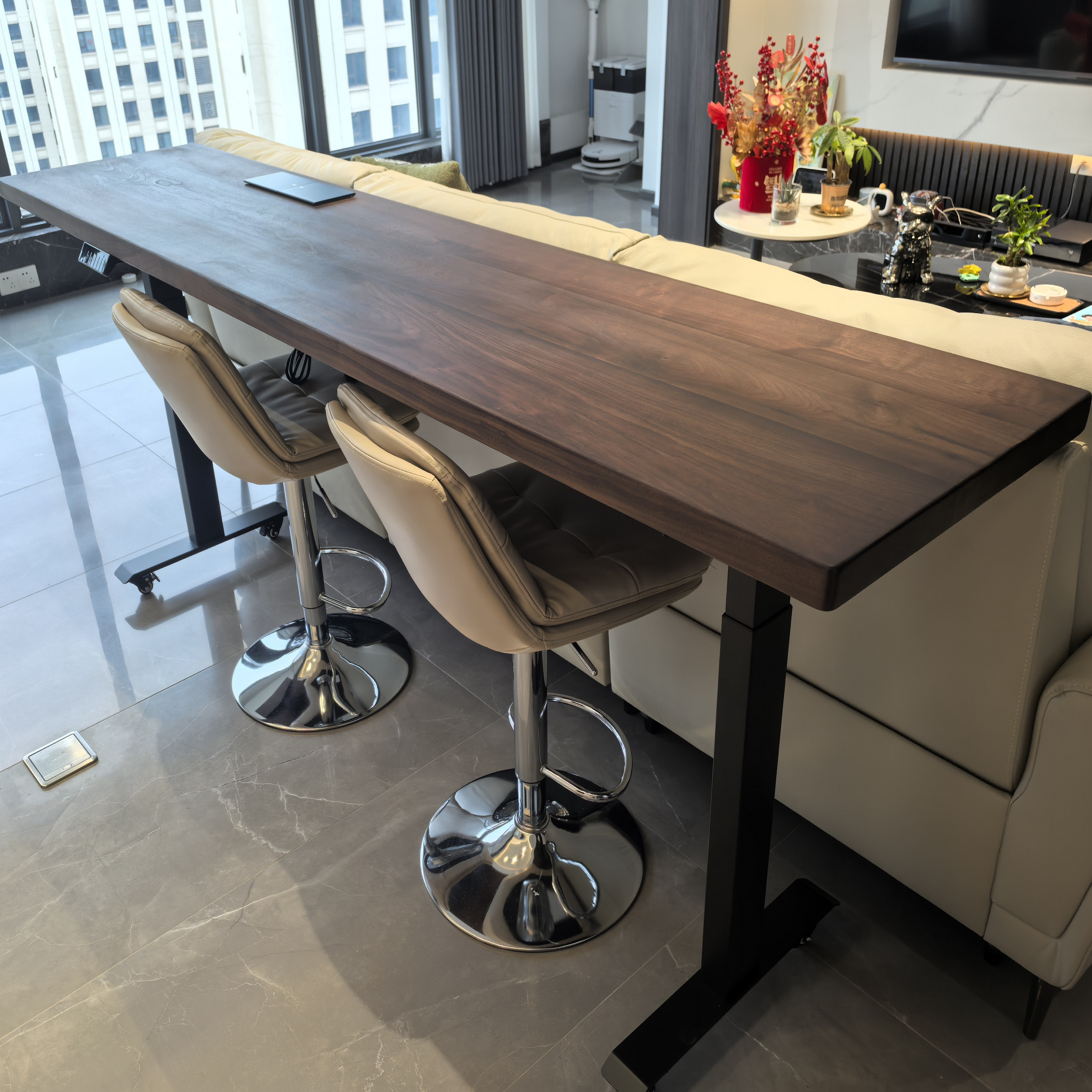 双电机静音升降三挡记忆调节