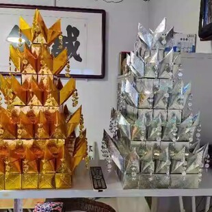 精品加厚款金山银山材料包全套手工制作摆件视频教程(不含工具)