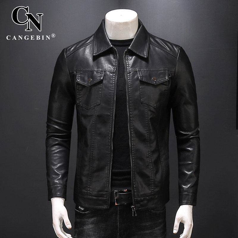 真皮皮衣男外套春秋海宁2025新款机车头层牛皮痞帅高端绵羊皮夹克