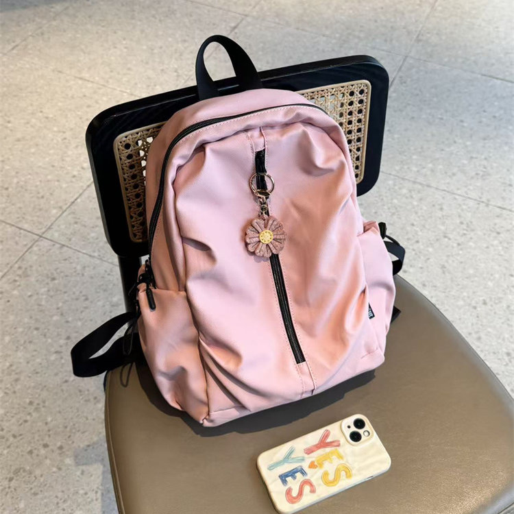 法国ZAMP休闲百搭轻便双肩包学院风贝壳背包旅行背包书包极简通勤