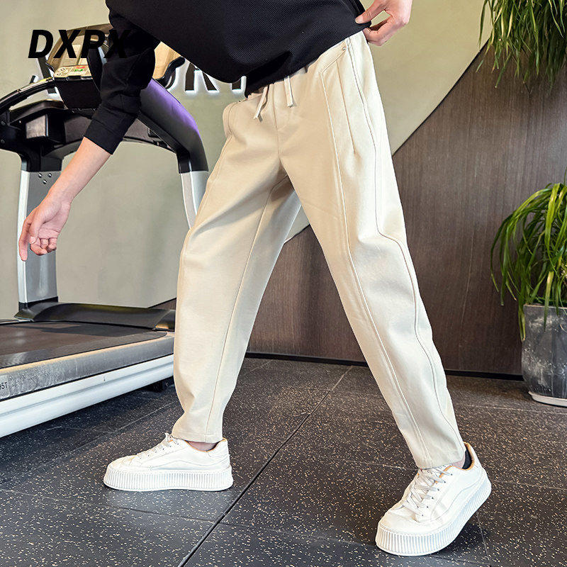 DXPX品牌专柜设计感直筒卫裤男春秋季百搭运动休闲裤2026新款男裤