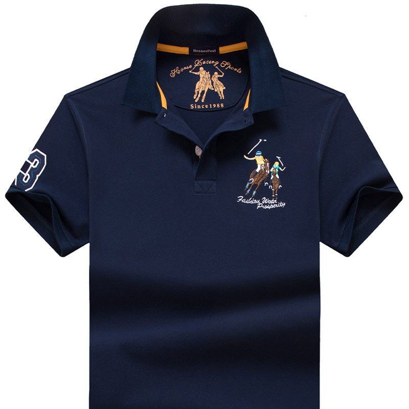 香港大牌高端保罗男士短袖T恤 纯棉翻领休闲半袖体恤上衣POLO衫男