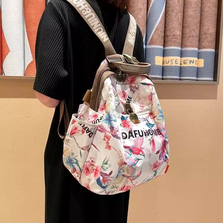法国ZAMP大容量外出旅行包轻便洋气旅游双肩包新款时尚高级感背包