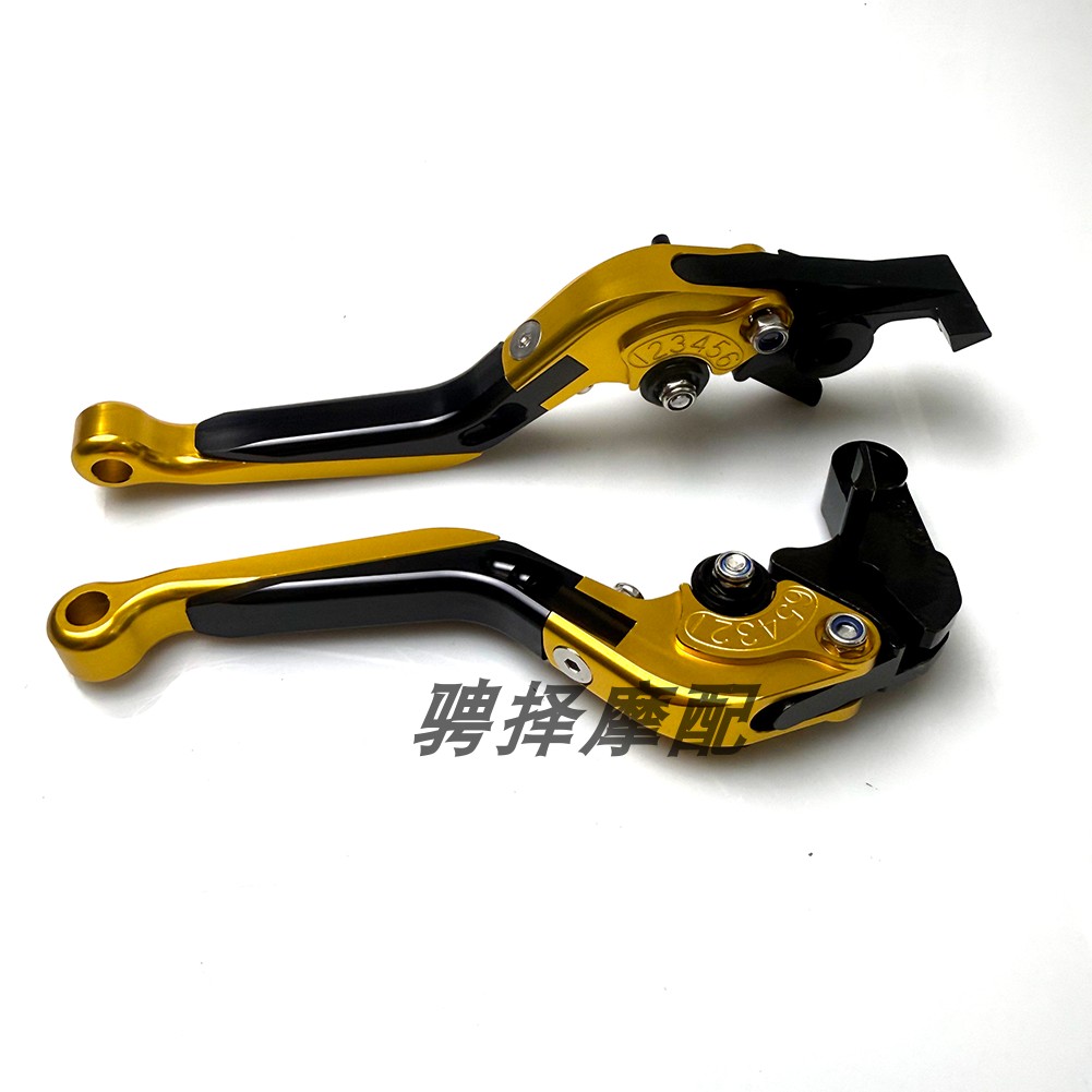 适用九号闪骑M385C M395CMAX MZ110 MIX二指短款刹车手把牛角改装 - 实物图
