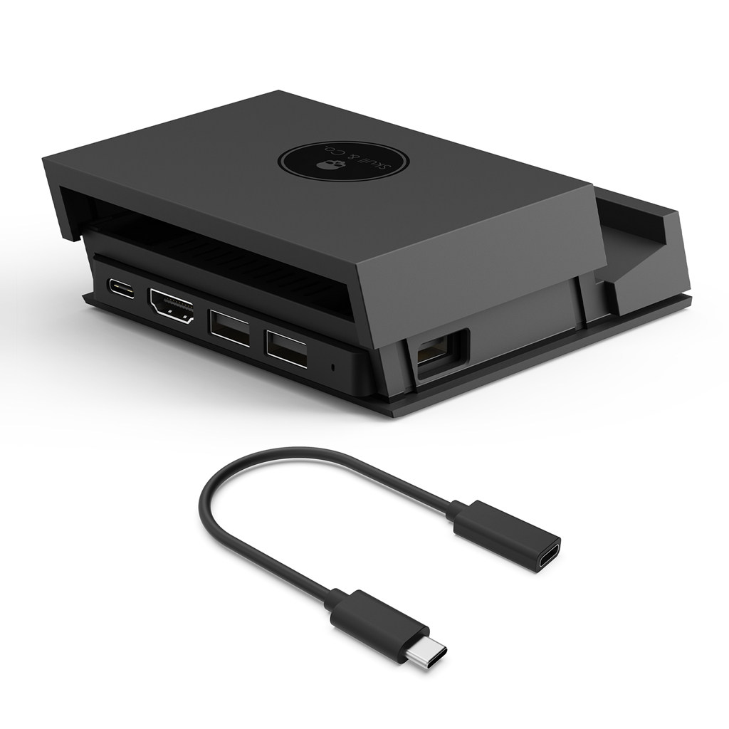 SKULL & CO 스위치 NS 액세서리 HDMI 휴대용 도크 변환기 JUMPGATE DOCK