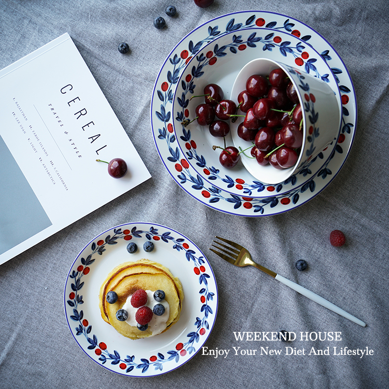 包邮浆果陶瓷餐具洗碗机微波炉