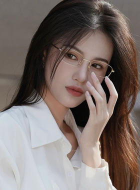 日系小方框近视眼镜女素颜小框配有度数眼镜框学院风网红装饰镜男